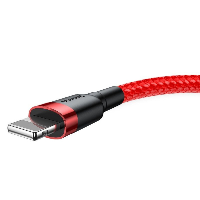 Cavo BASEUS Lightning USB Cafule 2.4A 1m rosso