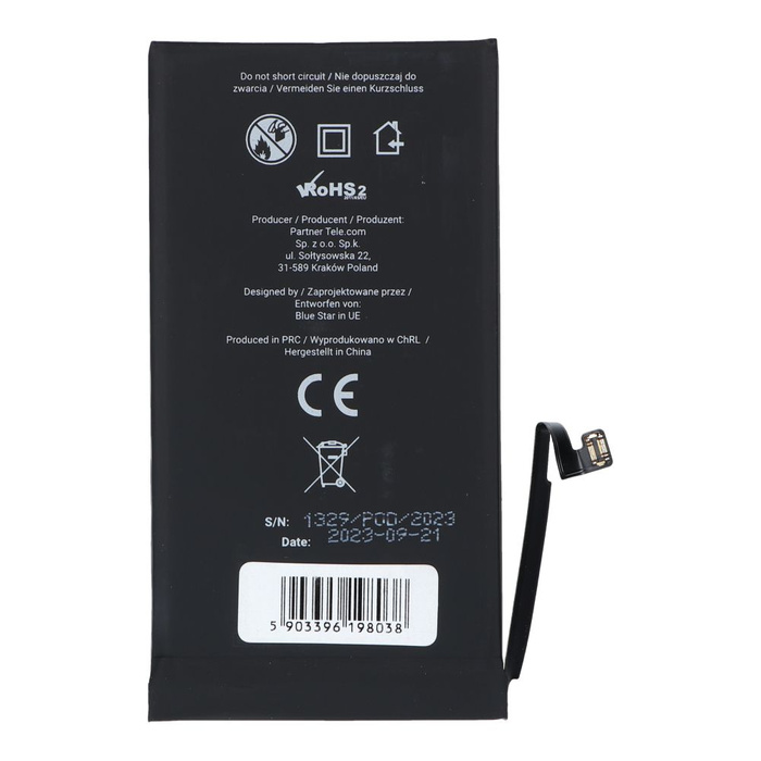 Bateria do iPhone 12 / 12 PRO 2815 mAh Blue Star HQ