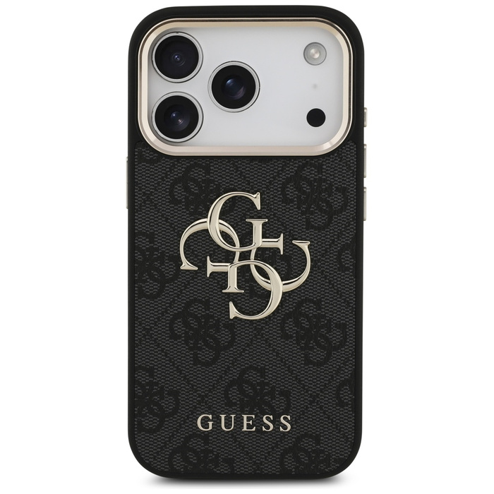 Etui Guess 4G Big 4G Classic Logo do     iPhone 17 Pro czarny złoty