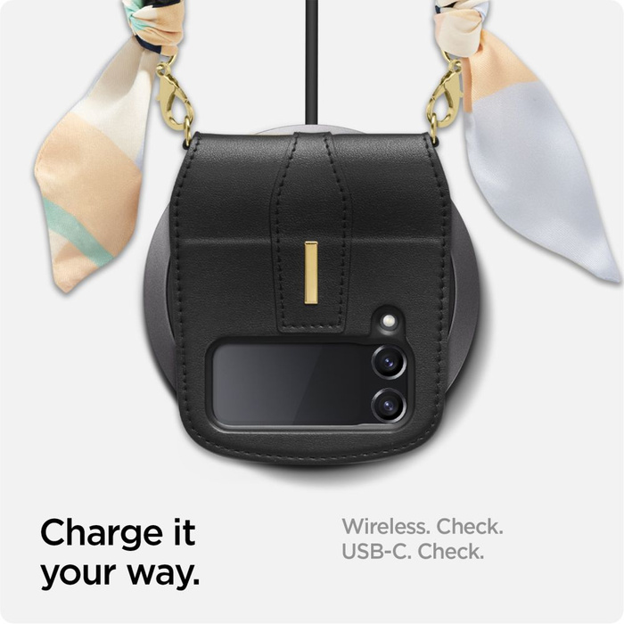 Spigen LIENAR CALIN GALAXY Z FLIP 4 BLACK