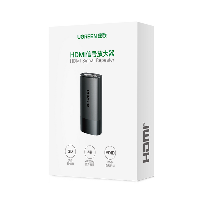 Adaptador / Amplificador de señal UGREEN CM429, HDMI 4K (negro)