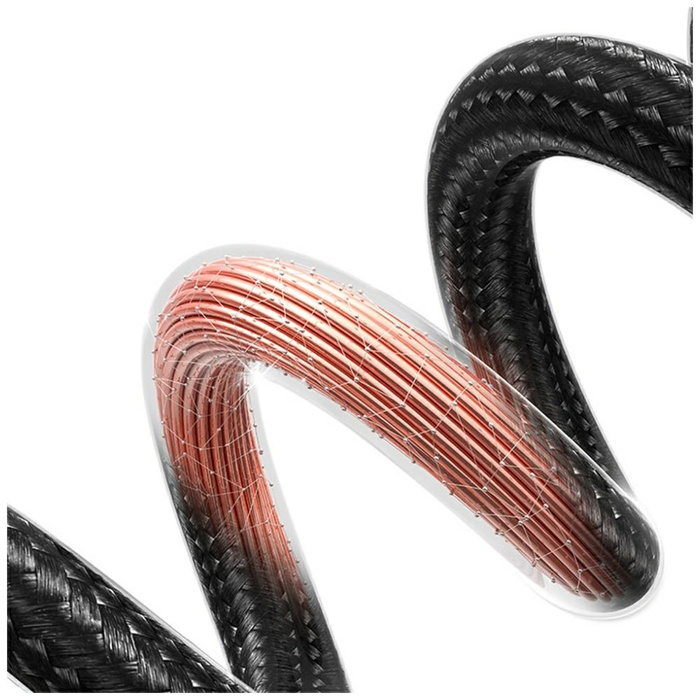 Kabel USAMS Sufeng Series 66W 6A Fast Charging USB-C do USB-A 1.2m US-SJ673 Matowy