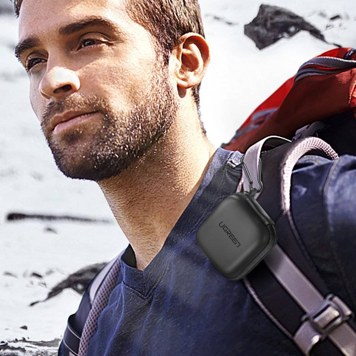 Ugreen headphones case cover 8 cm x 8 cm black (40816)