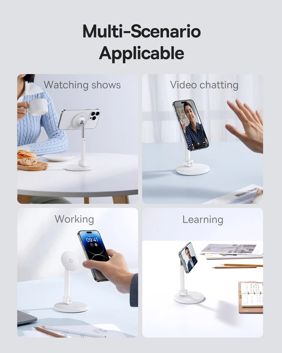 Magnetic Desktop Phone Stand Baseus MagPro (black)