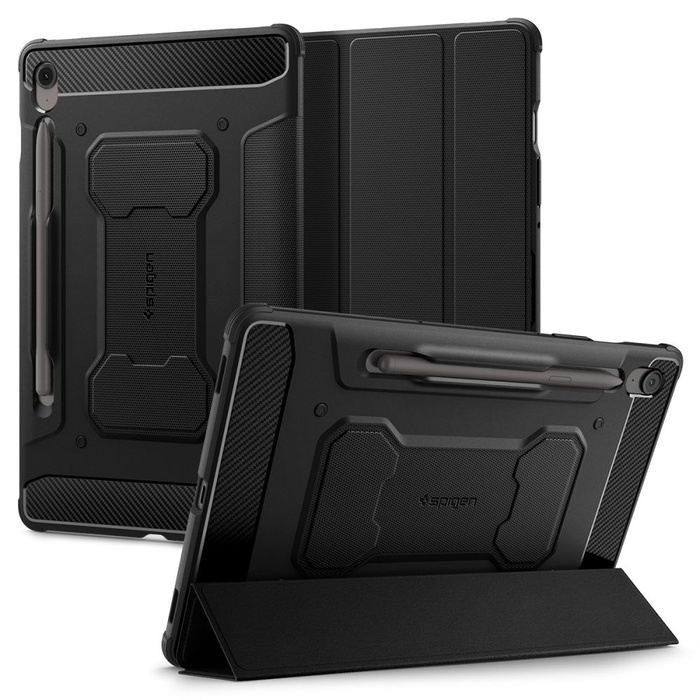 SPIGEN RUGGED ARMOR "PRO" GALAXY TAB S10 FE+ PLUS 13.1 X620 / X626B BLACK