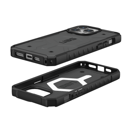 Etui UAG Pathfinder Magsafe - obudowa ochronna do iPhone 15 Pro Max kompatybilna z MagSafe (silver) Case