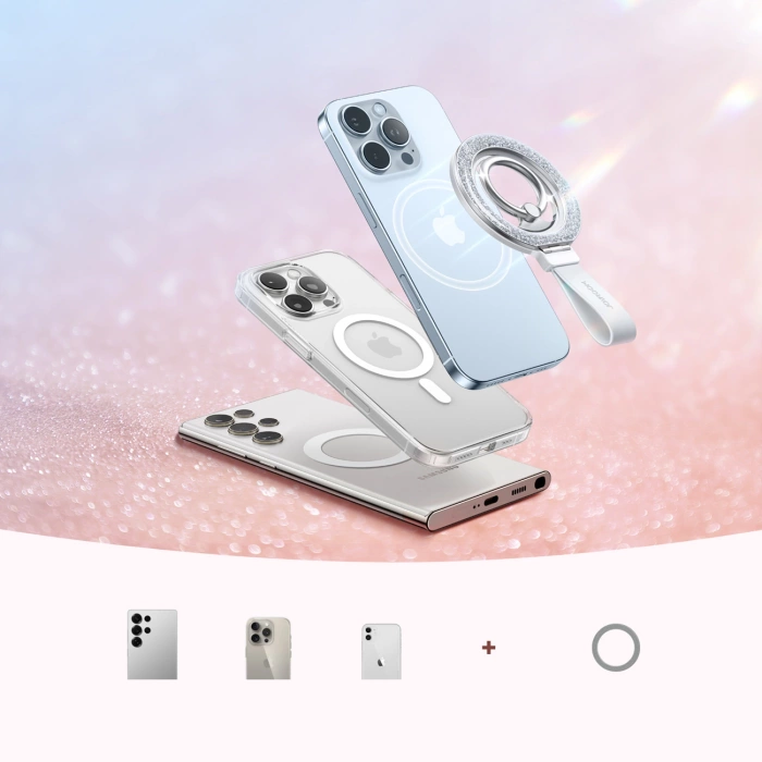 Joyroom JR-ZS425 magnetic ring holder - white