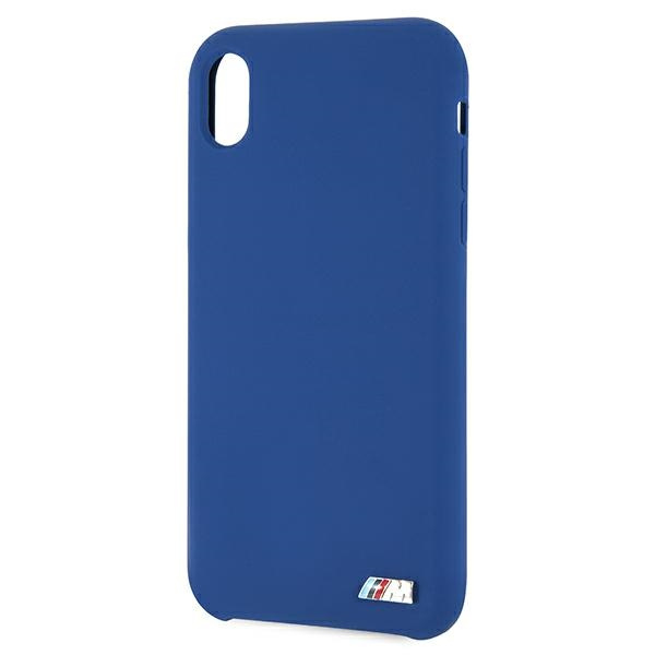 Hülle BMW BMHCI61MSILNA iPhone Xr blau/navy hartcase Silikon M Kollektion