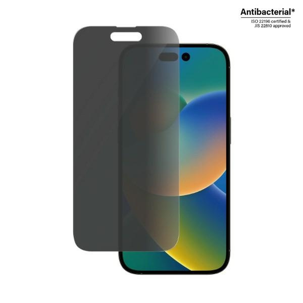 PanzerGlass Classic Fit iPhone 14 Pro 6.1" Privacy Screen Protection Antibacterial P2768