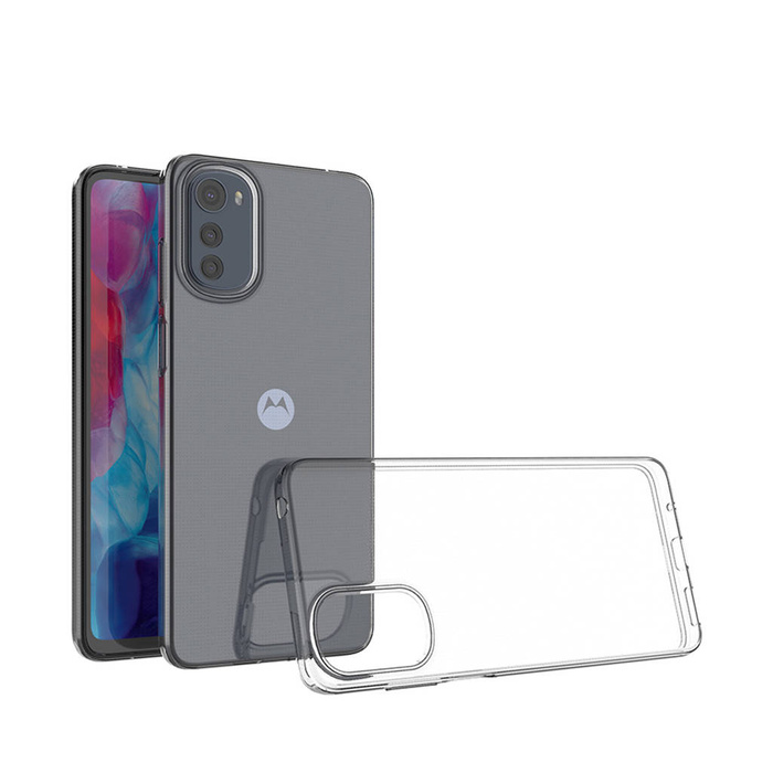 Custodia Ultra Clear 0.5mm per Motorola Moto E32 cover sottile trasparente