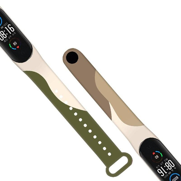 Řemínek Moro band pro Xiaomi Mi Band 4 / Mi Band 3 silikonový řemínek náramek pro hodinky vzor 3