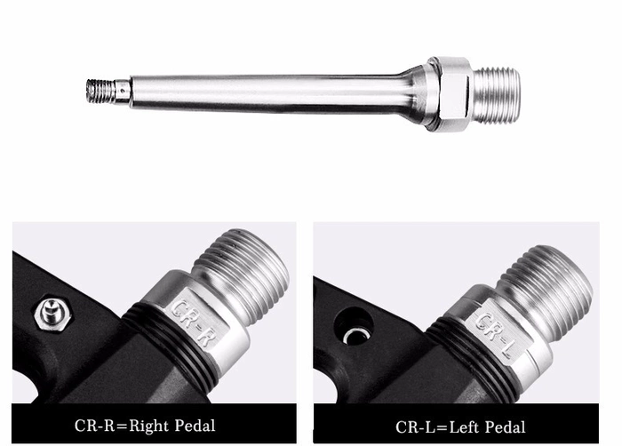 Rockbros 2017-12CBK Nylon Bicycle Pedal Set - Black