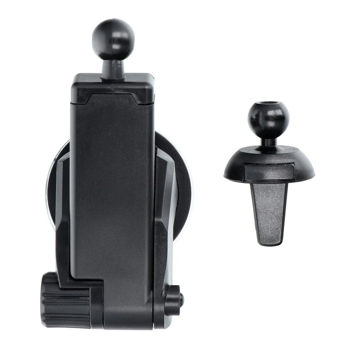 Uchwyt na telefon do samochodu indukcyjny automatyczny Forcell F-Grip HS1 Qi 15W do szyby / kratki czarny