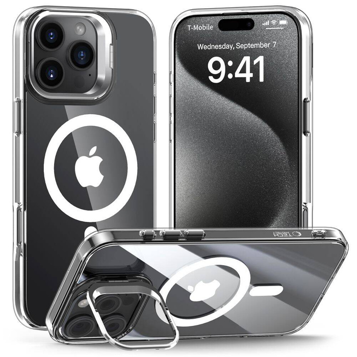 ETUI TECH-PROTECT MAGSTAND MAGSAFE IPHONE 16 PRO CLEAR