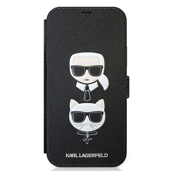  KARL LAGERFELD   12 Mini 5.4 Book Saffiano Karl & Choupette KLFLBKP12SSAKICKCBK Estuche negro