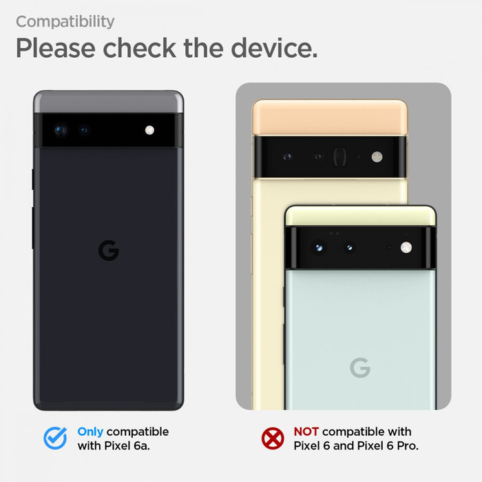 Spigen Rugged Armor Google Pixel 6a MATTE Funda NEGRO