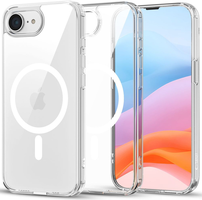 TECH-PROTECT FLEXAIR HYBRID MAGSAFE IPHONE 16E CLEAR