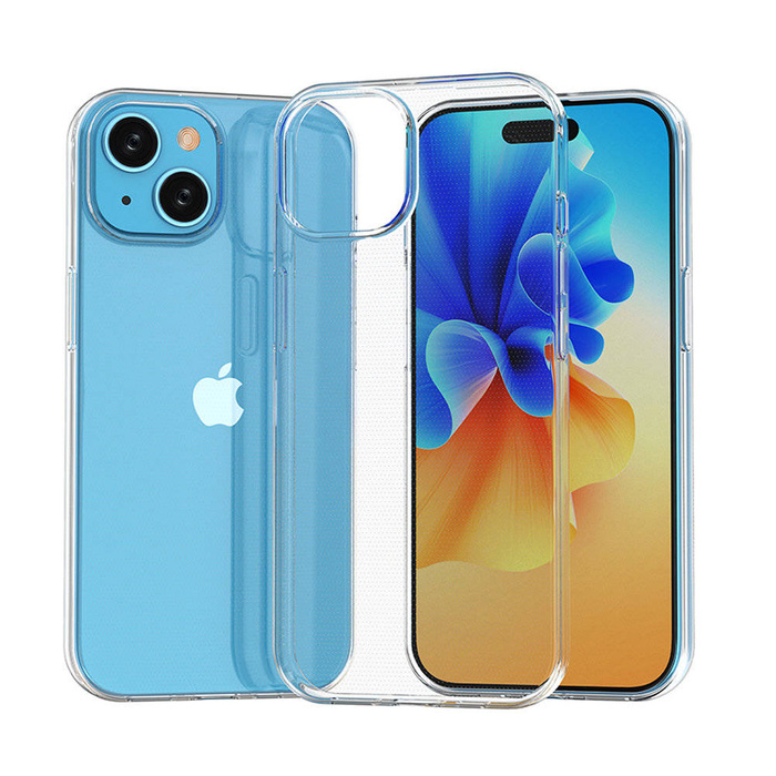 Coque iPhone 15 de la série Ultra Clear de couleur transparente