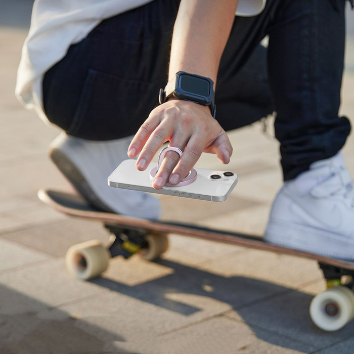 ESR HALOLOCK MagSafe TELEFONRINGSTÄNDER PASTELLROSA