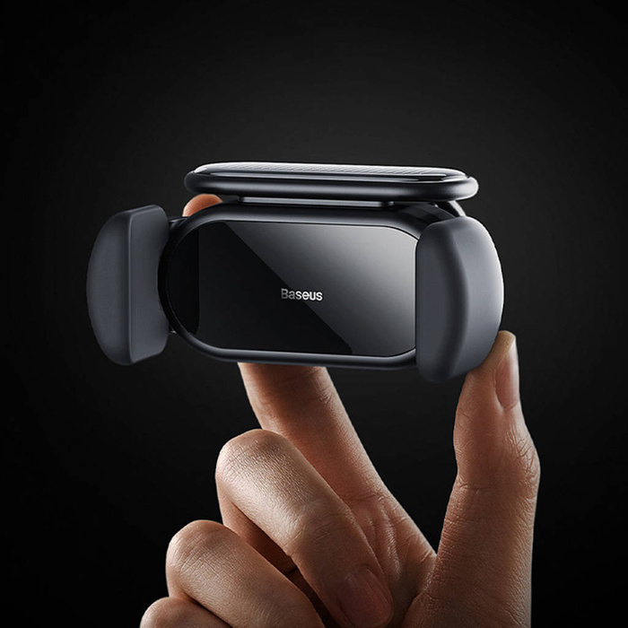 Baseus Steel Cannon Pro supporto auto solare automatico da pozzetto nero (SUGP010001)