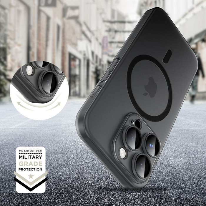 TECH-PROTECT MAGSLIM MAGSAFE IPHONE 15 PRO MATTE/BLACK