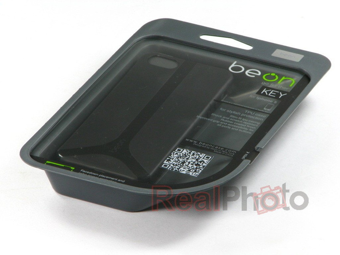 Pouzdro iPhone 5 5S SE BEON Černý kryt 