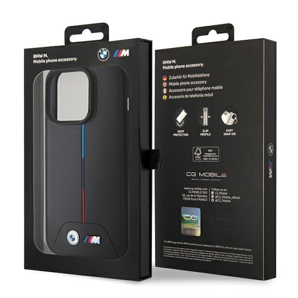 Bmw Bmhmp15x22pvtk IPhone 15 Pro Max 6,7" Schwarz/Schwarz Hartcase Gesteppt Tricolor MagSafe