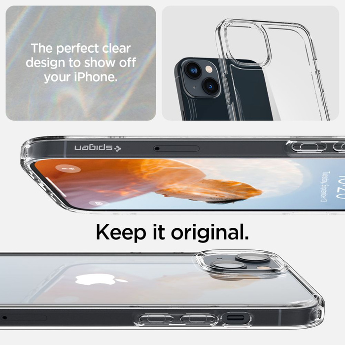 Kryštálovo čisté puzdro Puzdro SPIGEN 13 iPhone Ultra Hybrid Crystal Clear Case