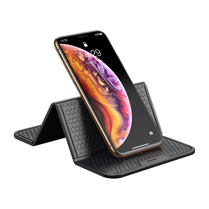 Baseus Folding Bracket Antiskid Pad skládací samolepicí protiskluzová podložka nanopad černá (SUWNT-01)