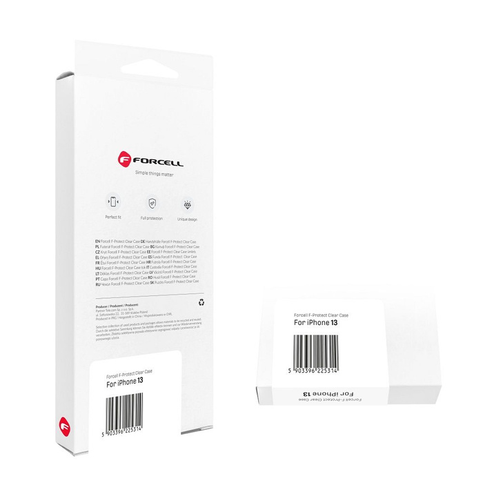 FORCELL F-PROTECT Clear Case futerał do IPHONE 13 Pro Max transparentny
