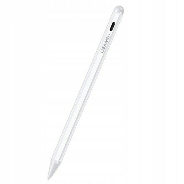 Touch screen attivo dello stilo USAMS per iPad bianco / bianco ZB223DRB01 (US-ZB223)