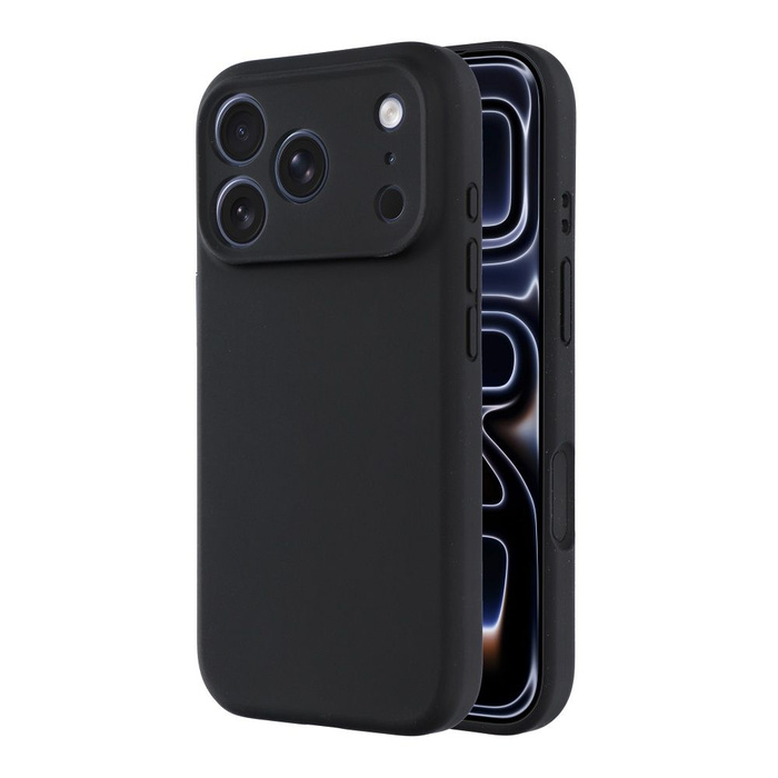 Etui na iPhone 15 PRO Forcell F-Protect Rubber Premium zgodny z MagSafe czarny 0INT