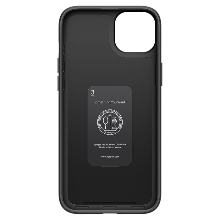 Obal Spigen Thin Fit iPhone 15 Plus Black Case