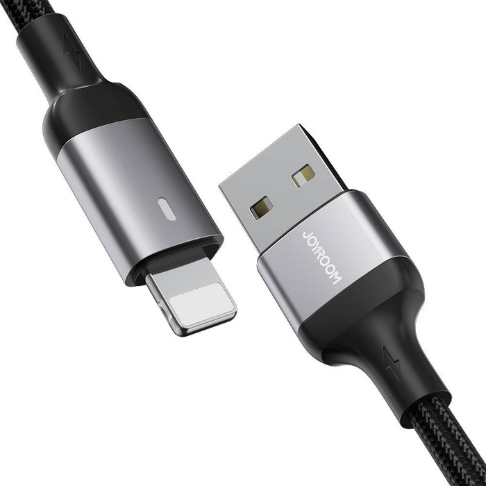Cavo Joyroom USB - Lightning 2.4A Serie A10 1.2 m nero (S-UL012A10)
