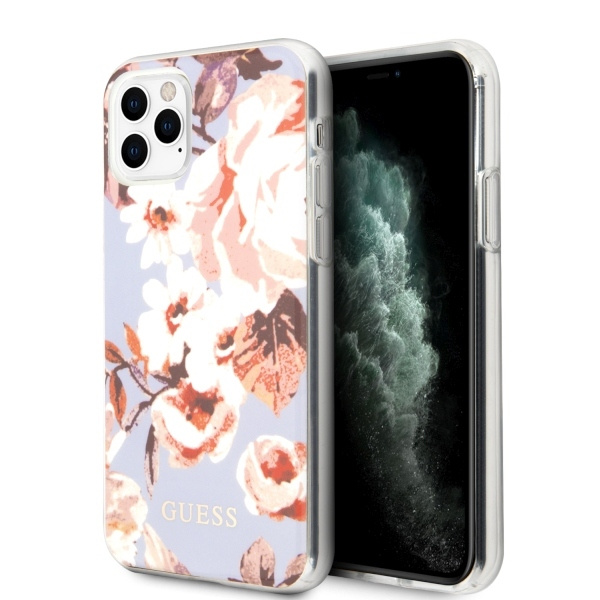 Guess Apple iPhone 11 Pro Max Flieder N°2 Blume Sammlung Hülle