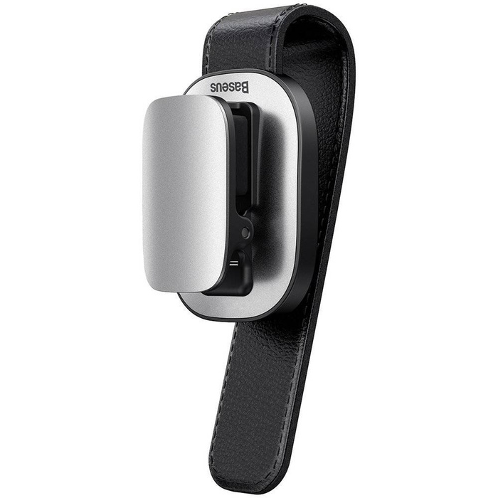 Baseus clip supporto auto per occhiali per occhiali argento (ACYJN-B0S)