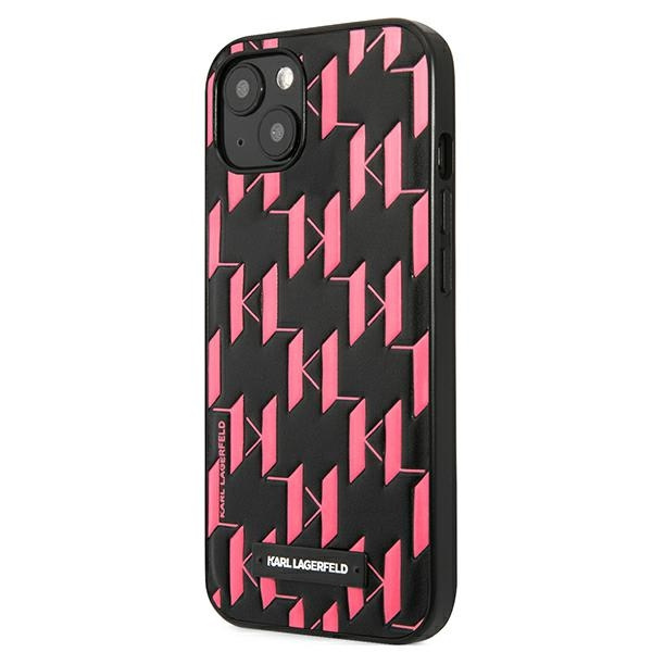 Karl Lagerfeld KLHCP13MMNMP1P iPhone 13 6,1" hartcase rosa/rosa Monogramm-Plakette