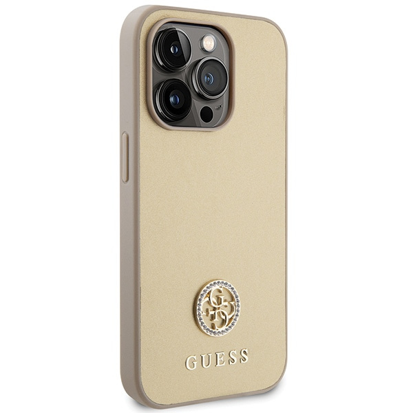 Guess GUHCP15XPS4DGPD iPhone 15 Pro Max 6,7" oro/orocase Strass Metal Logo