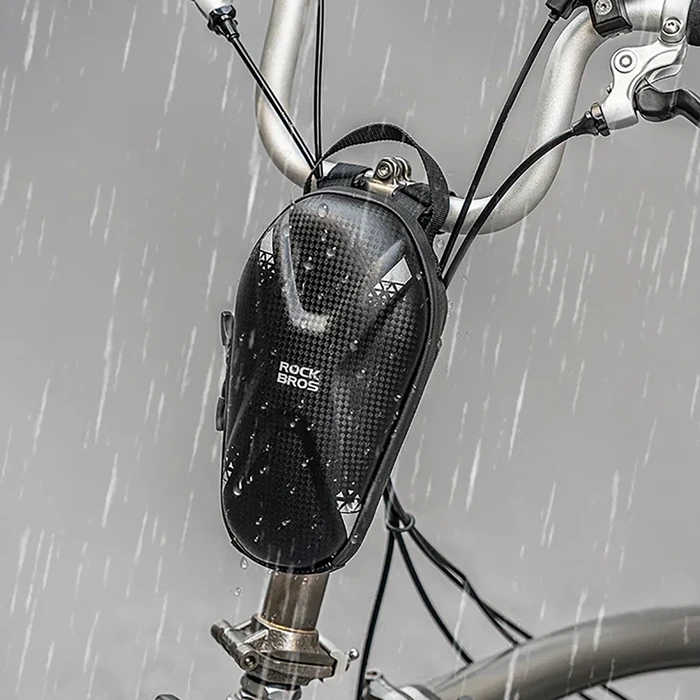 Rockbros bag 3011006301 for the handlebar of a bicycle or scooter 1.3 l - black