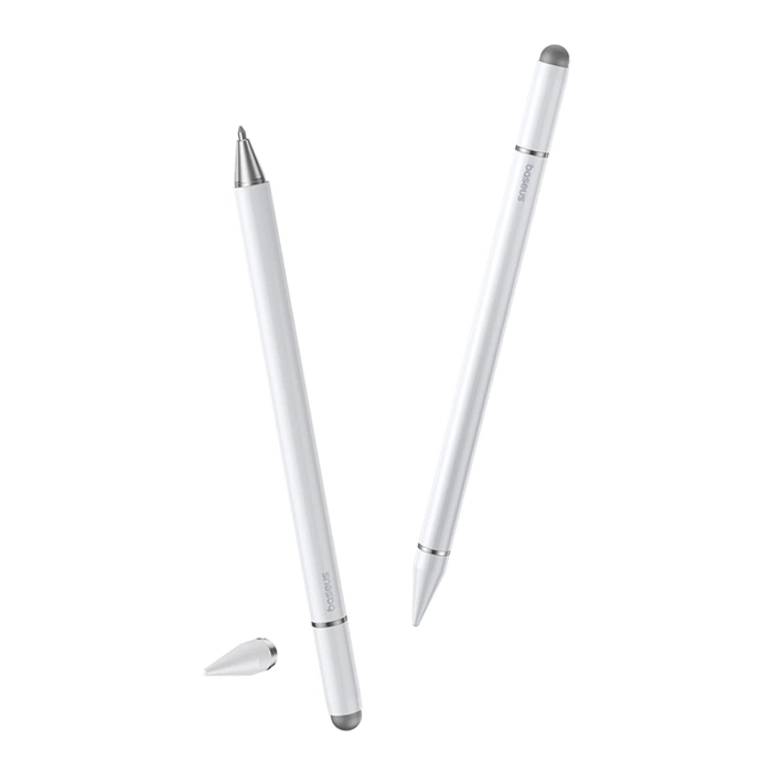 Baseus Smooth Writing III 3in1 Passive Stylus - Non-magnetic Version - White