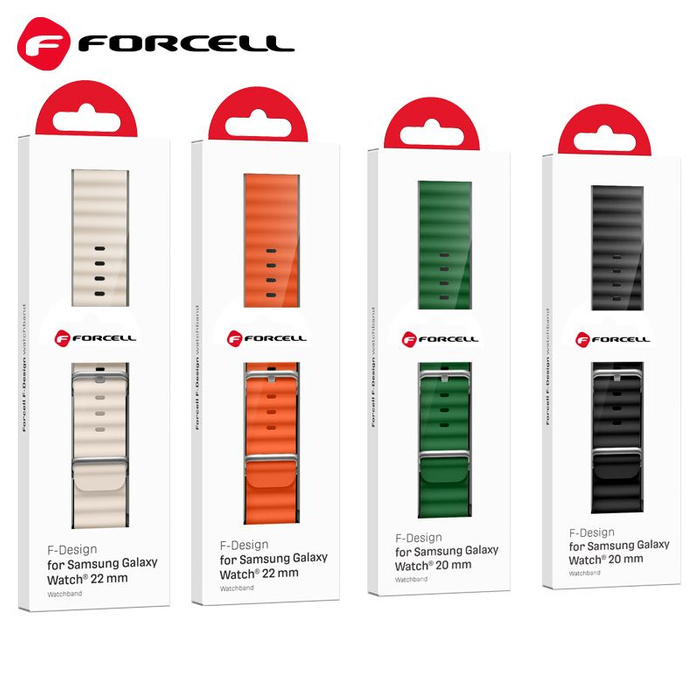 FORCELL F-DESIGN FS01 pasek do SAMSUNG Watch 22 mm zielony