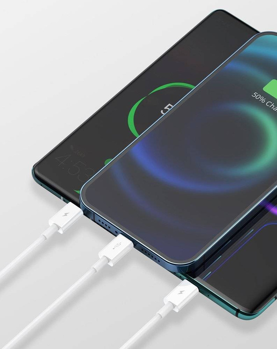 [B WARE] Baseus Superior 3in1 USB-Kabel - Lightning / USB Type C / Micro-USB 3,5 A 1,5 m Weiß (CAMLTYS-02)