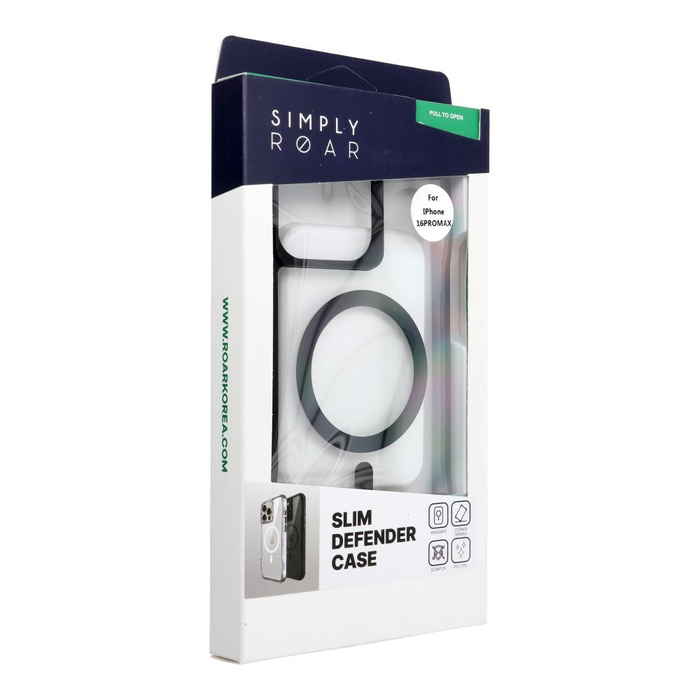 ROAR futerał SLIM DEFENDER kompatybilny z MagSafe do IPHONE 16 Pro Max czarny