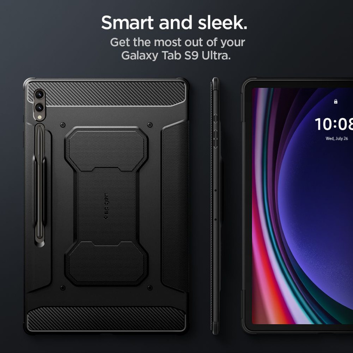 Telefontok Spigen Rugged Armor "pro" Galaxy Tab S8 Ultra / S9 Ultra 14.6 fekete Case