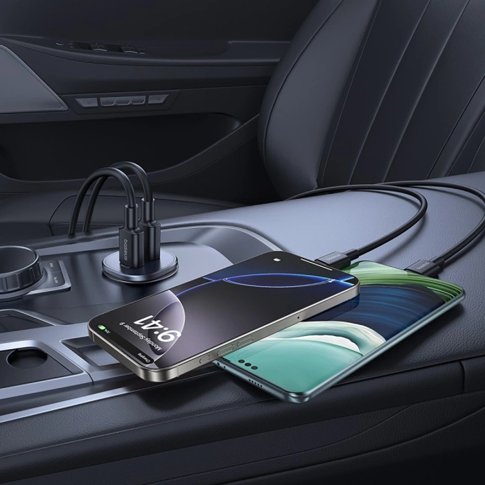 Ładowarka samochodowa Baseus GoTrip 2 x USB-C 30W - czarna