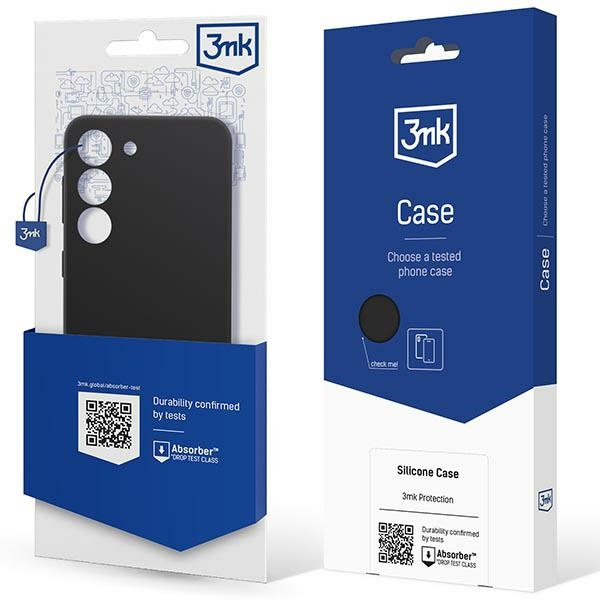 3mk Silicona Case Sam S23 5G S911 negro/negro