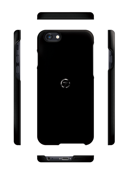 Pouzdro iPhone 6 6S SEVENMILLI Real Metal ALU Black
