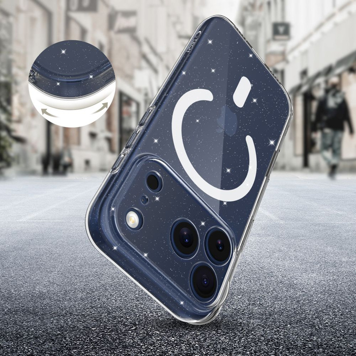 TECH-PROTECT FLEXAIR MAGSAFE IPHONE 17 PRO GLITTER