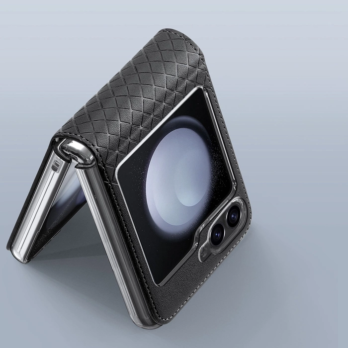 Dux Ducis Brill leather case for Samsung Galaxy Z Flip 6 - black
