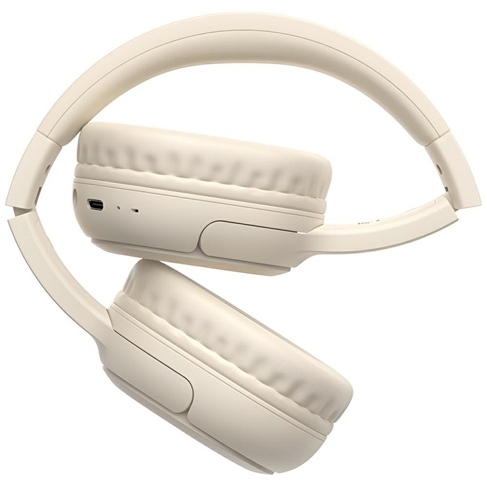 USAMS Słuchawki Bluetooth 5.3 nauszne Yun Series beżowy/beige TDLYEJYX02 (USAMS-YG23)